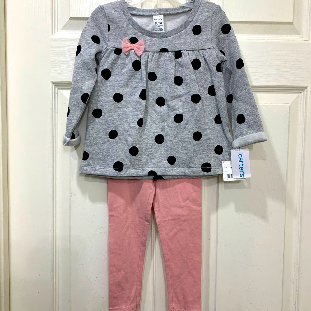 Polka dot outfit NWT